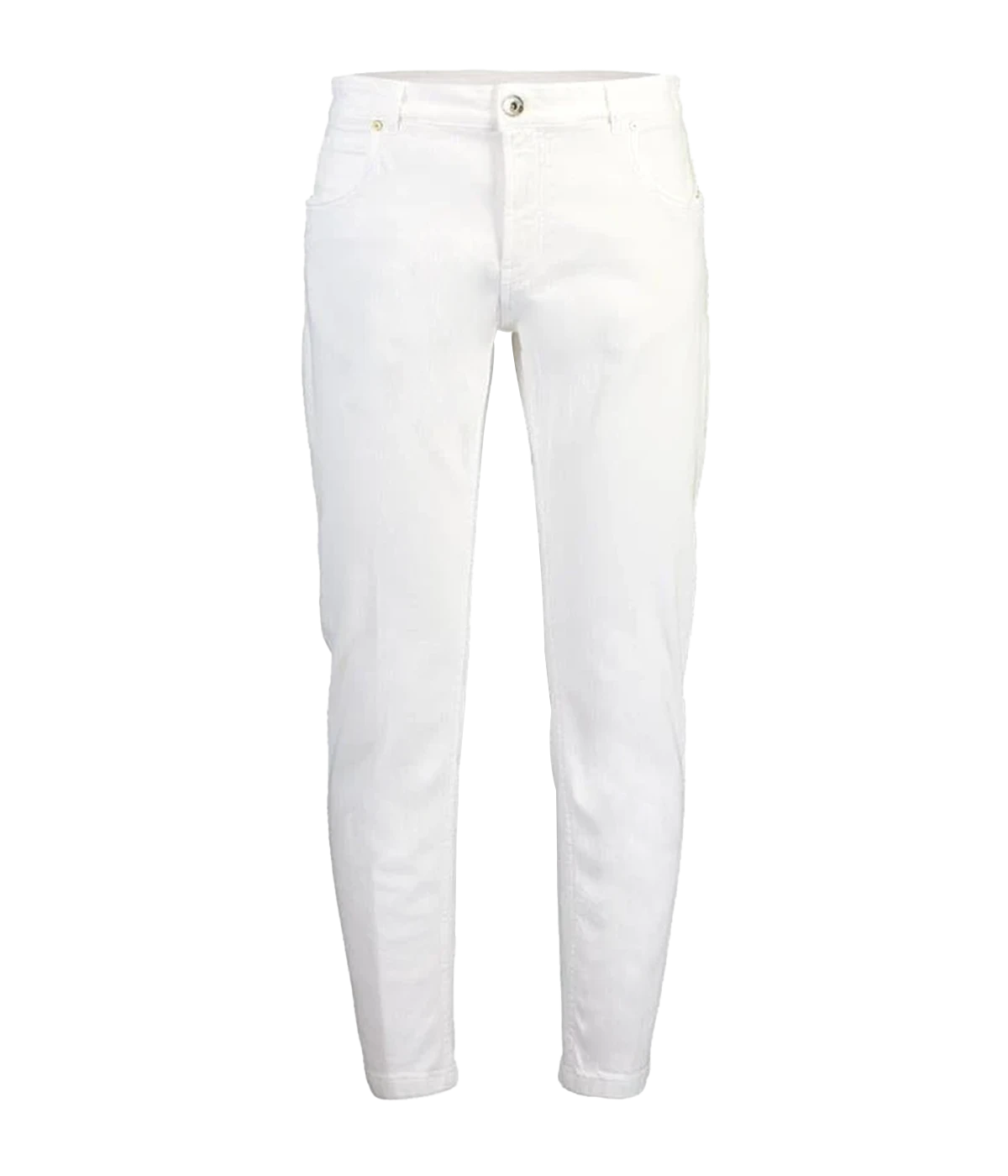 100% cotton 5-Pocket Pants featuring a mid-rise waist, belt loops, and straight-leg design. A versatile and comfortable addition to any wardrobe.