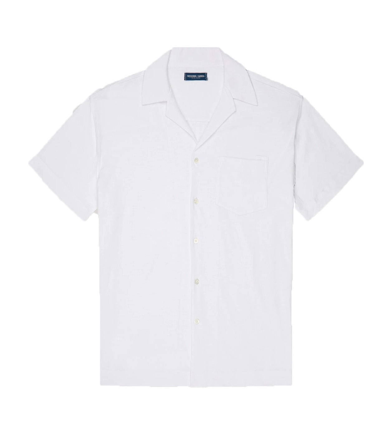 Angelo Linen Jersey Shirt in White