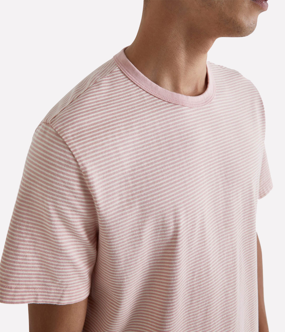 Beckham Crew in Pearl Mauve & Ivory Dust