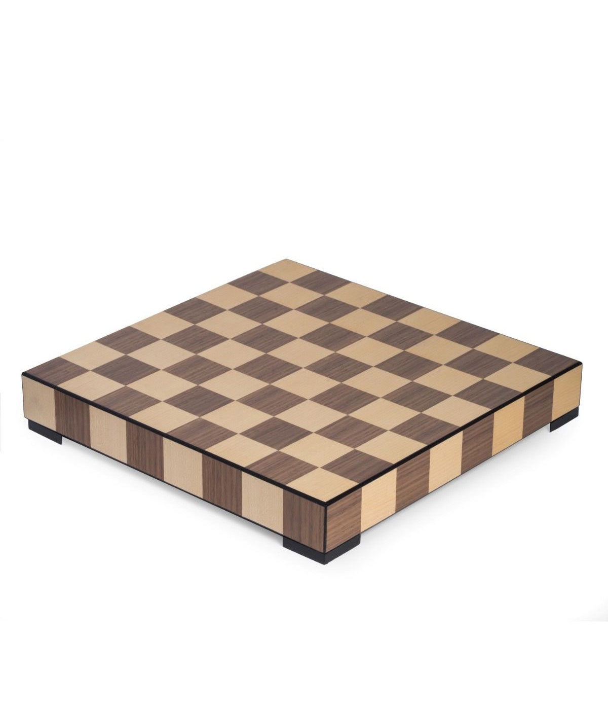 Chess & Checker Set in Matte Walnut