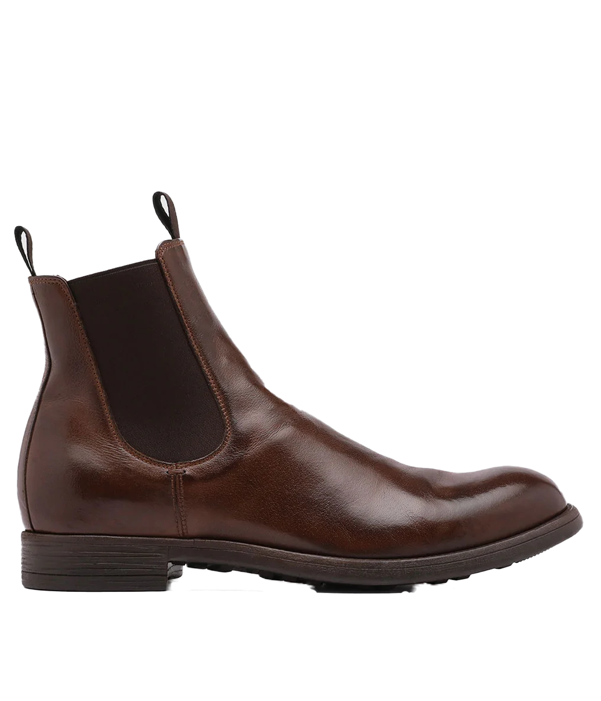 Chronicle Leather Chelsea Boots in Cigar
