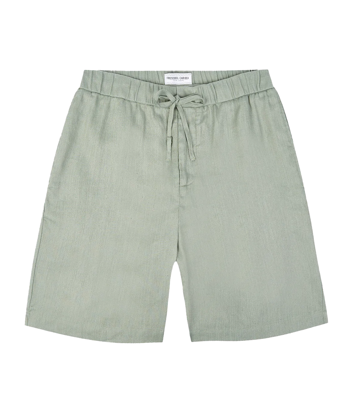 Felipe Linen Short in Green Haze