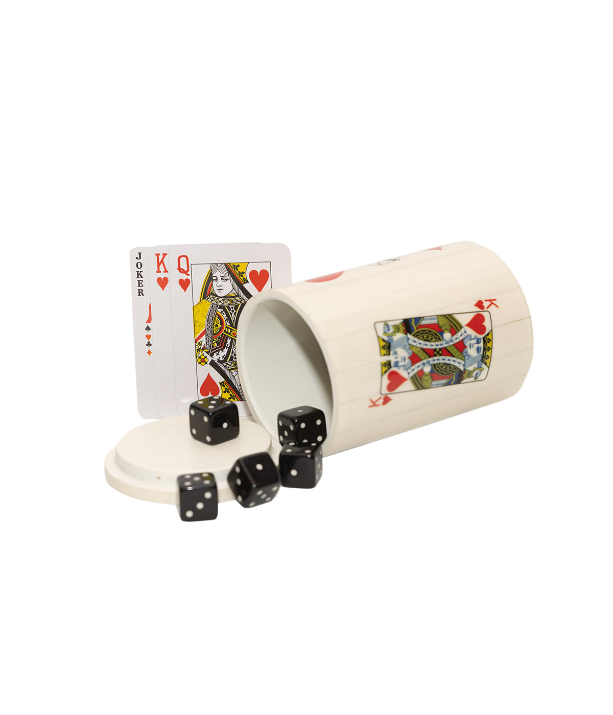 Dice & Card Set in Natural