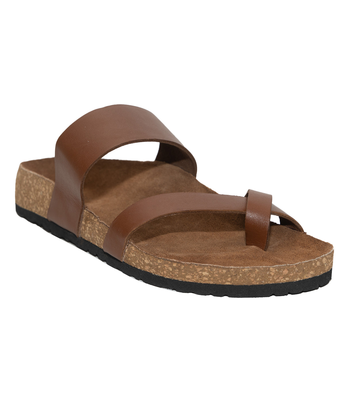 Sandal Leather Shoes in Brown