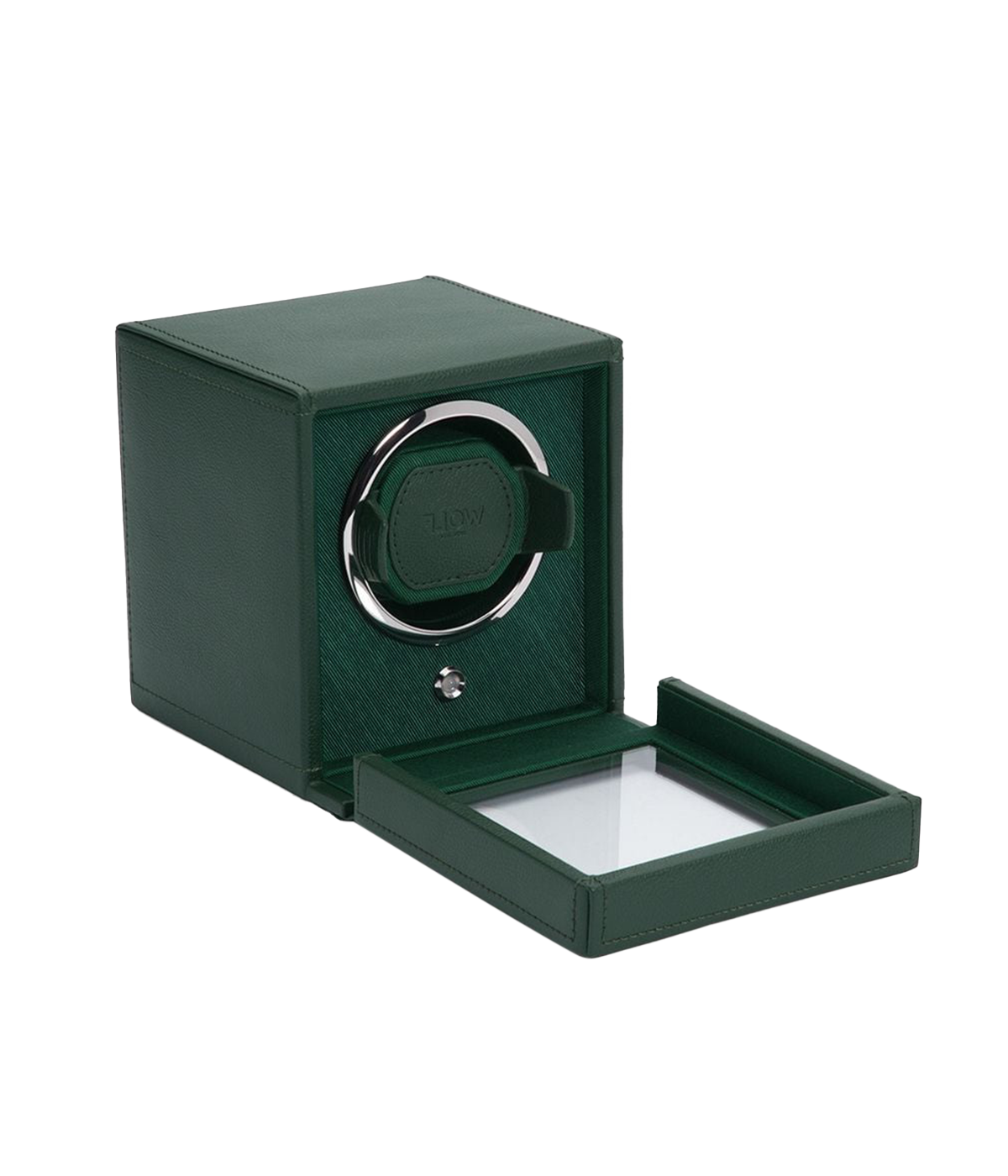 Evolution Cube Watch Winder in Racing Green