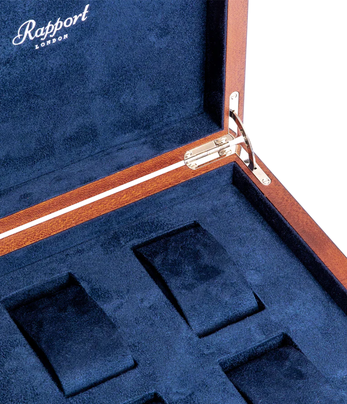 Heritage Four Watch Box in Navy Blue