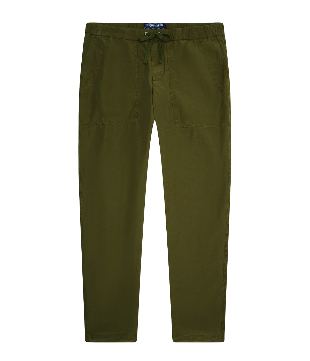 Gael Tencel Blend Utility Trousers in Fir Green