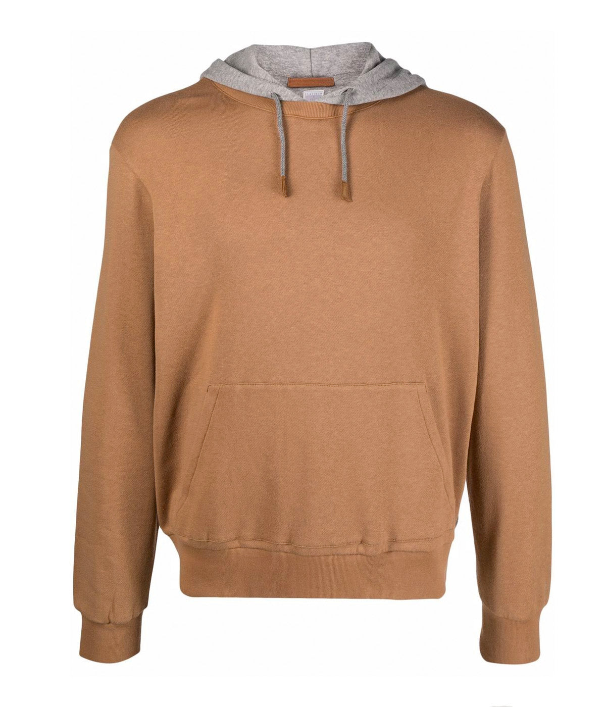 Hooded Sweatshirt in Camel