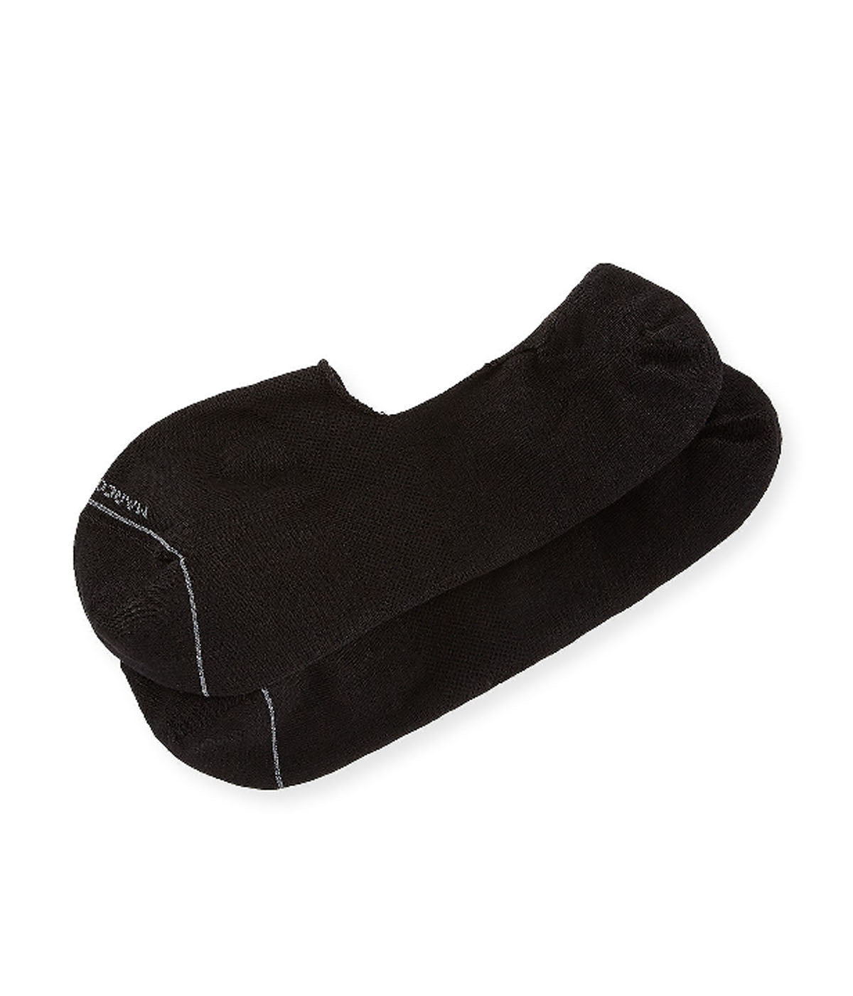 An angled view of the men's invisible socks, designed to stay hidden while offering comfort and support.