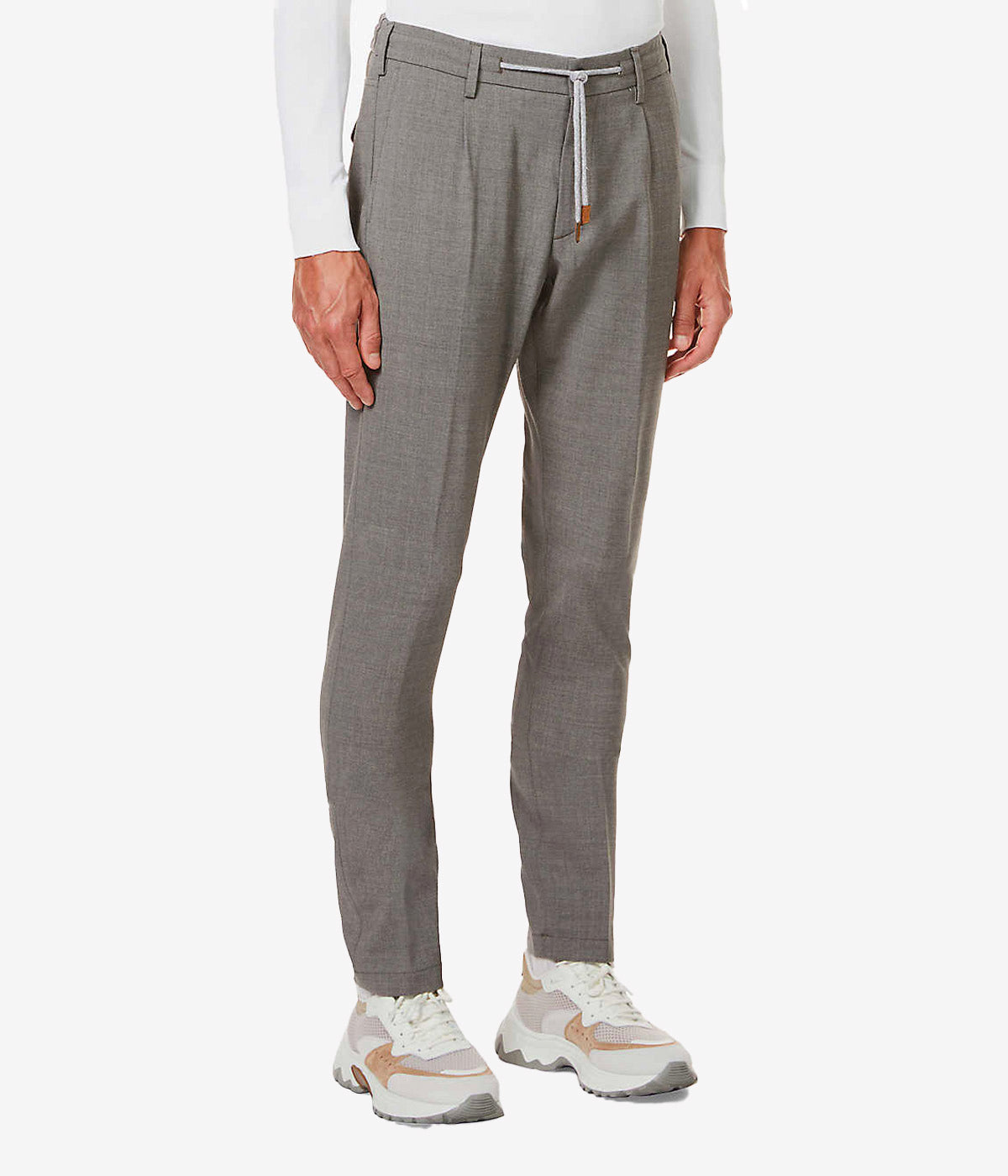 *FINAL SALE* Jogging Pants in Medium Melange Gray