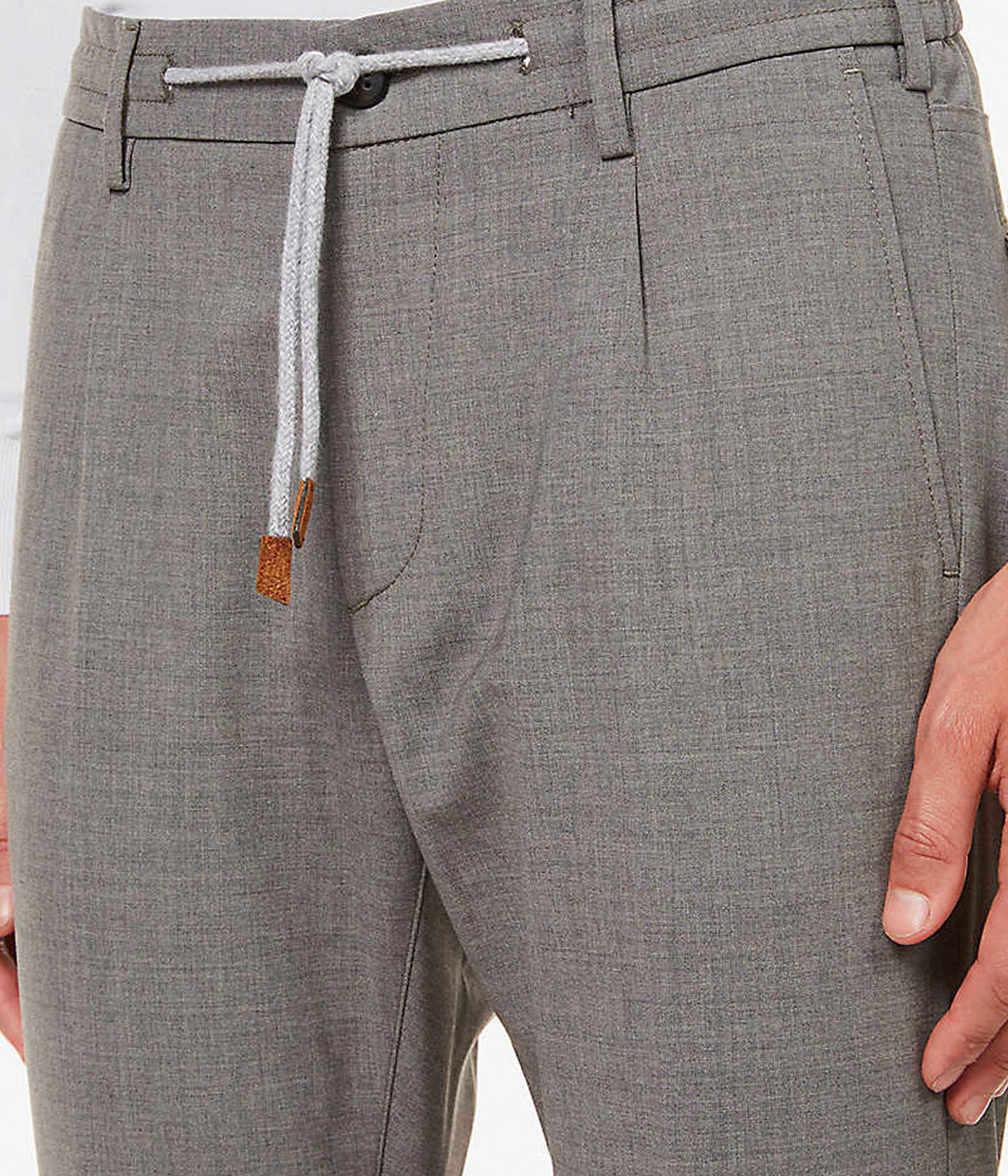 *FINAL SALE* Jogging Pants in Medium Melange Gray