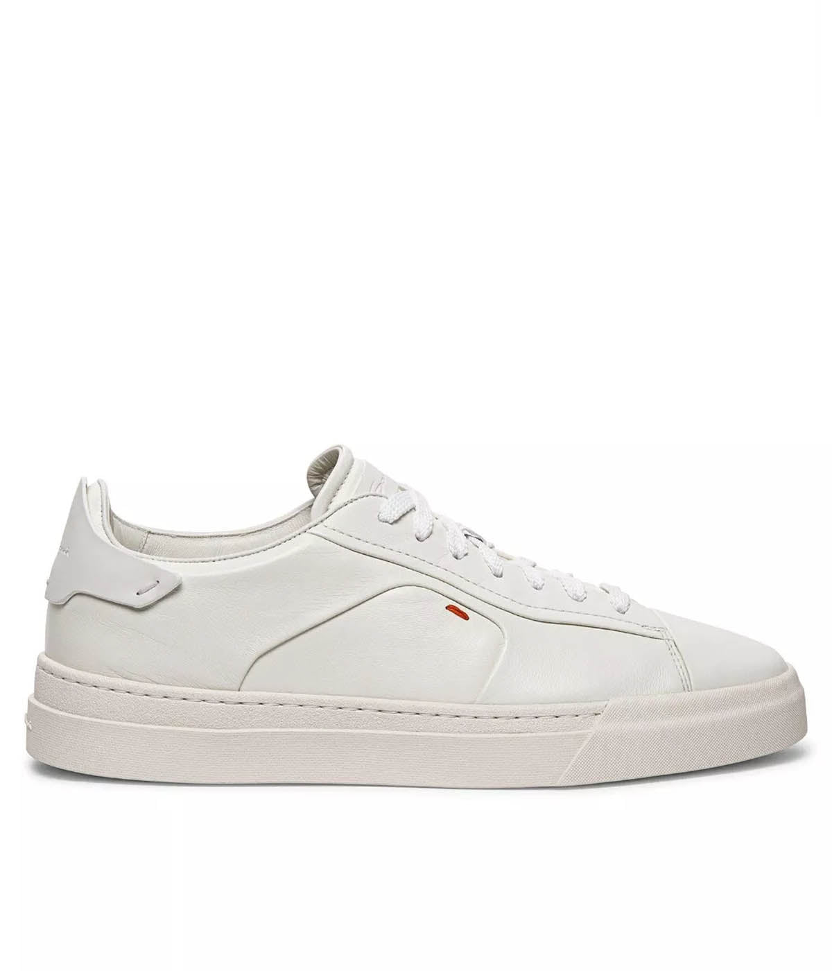 Leather Sneaker in White
