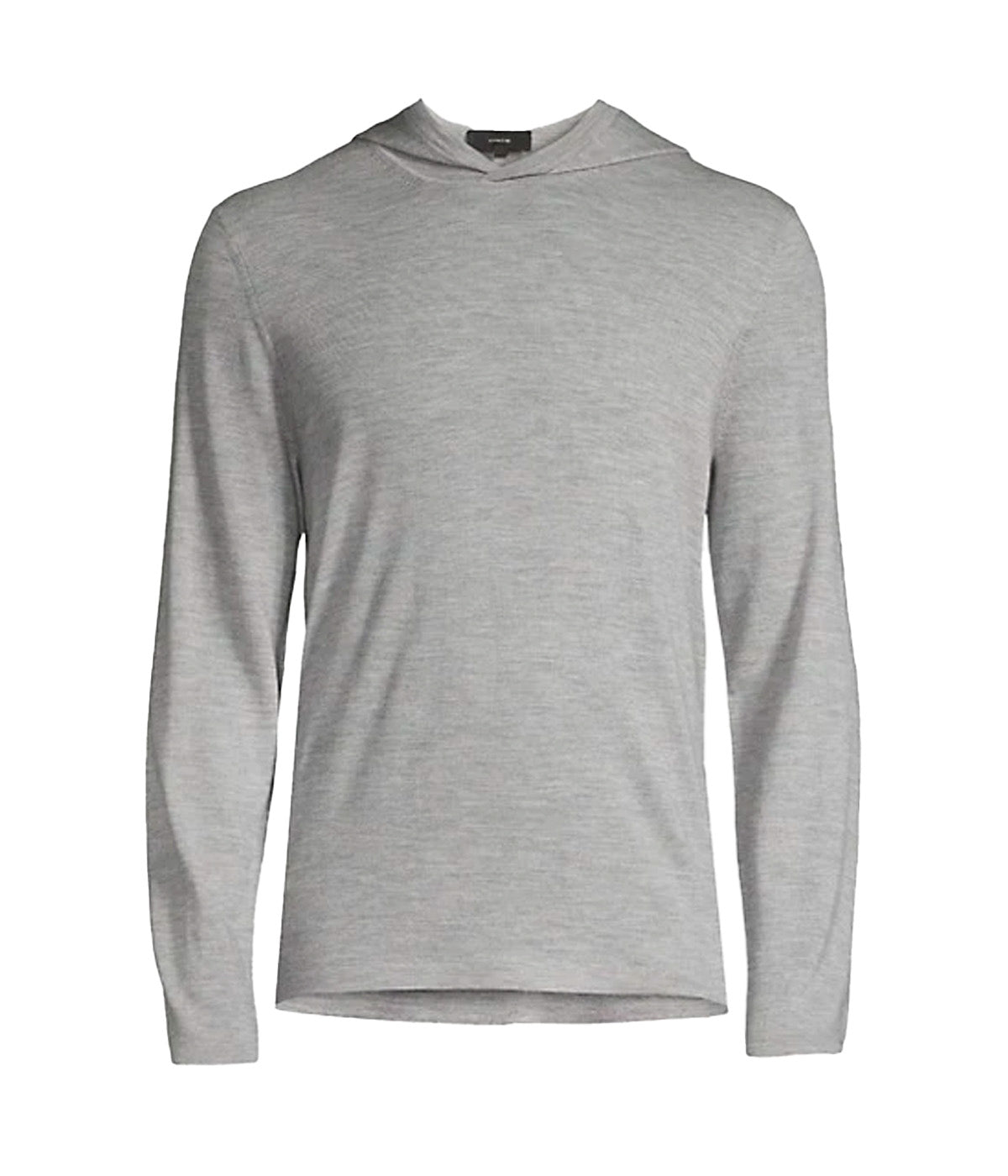 Lightweight Cashmere Pull Over Hoodie in Grey