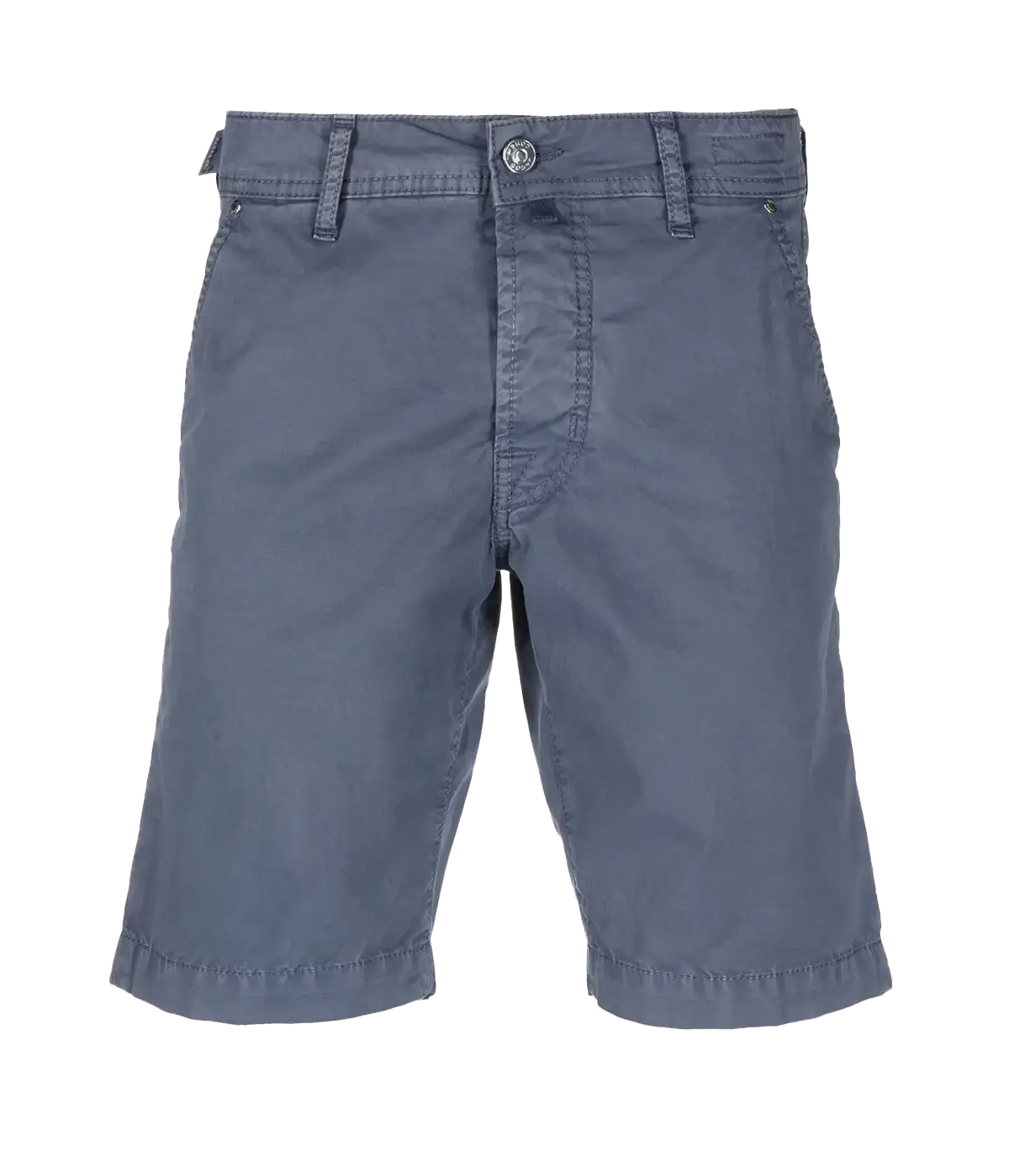 Nicolas Bermuda 5 Pocket Slim Short in Grey