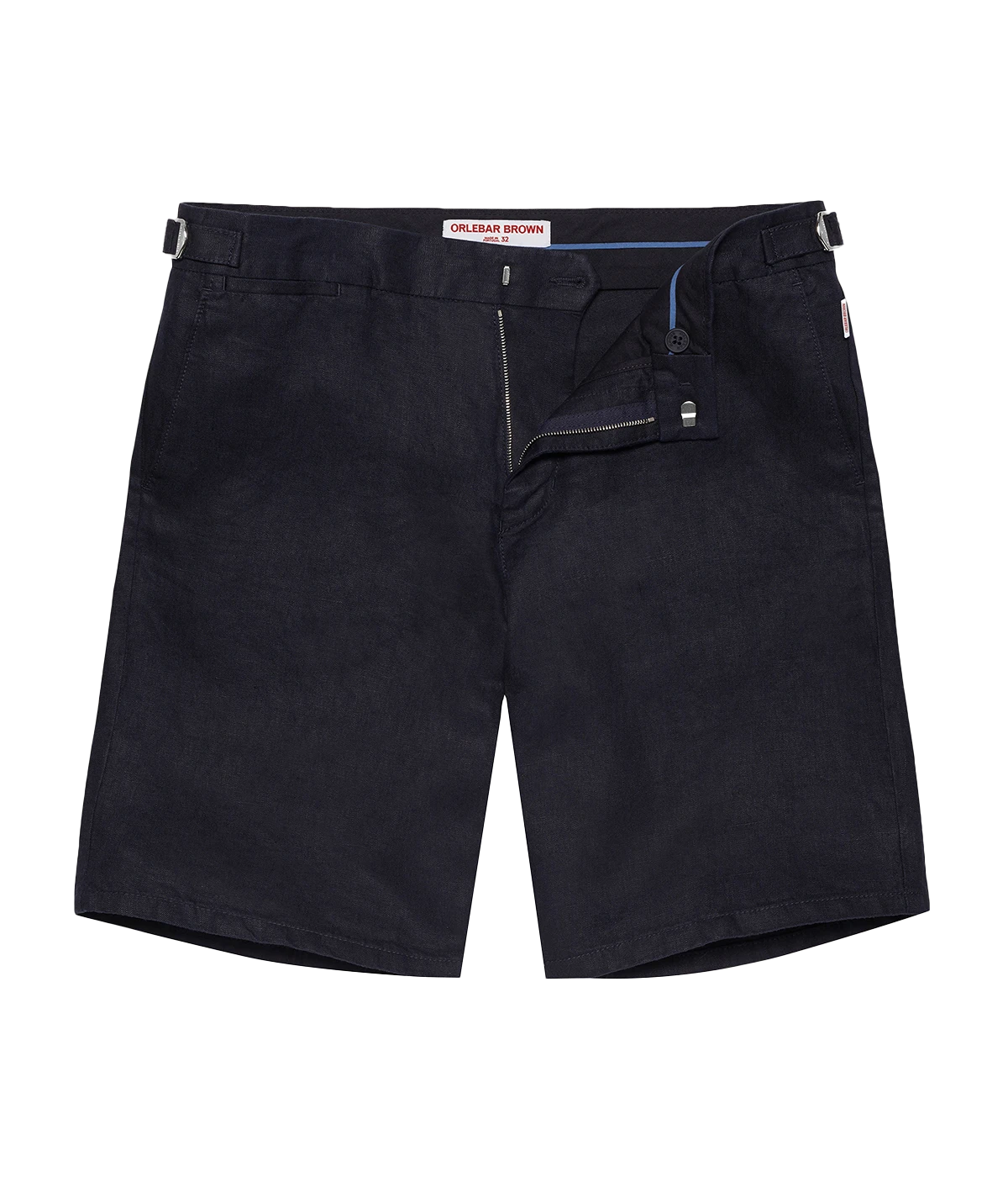 Norwich Linen Short in Navy