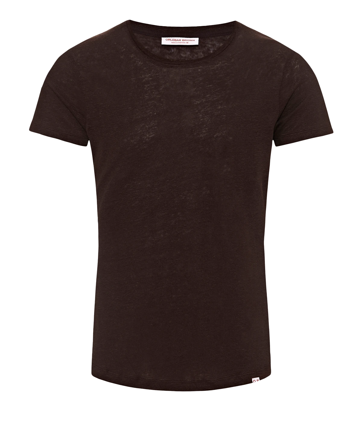 OB Linen T-Shirt in Truffle