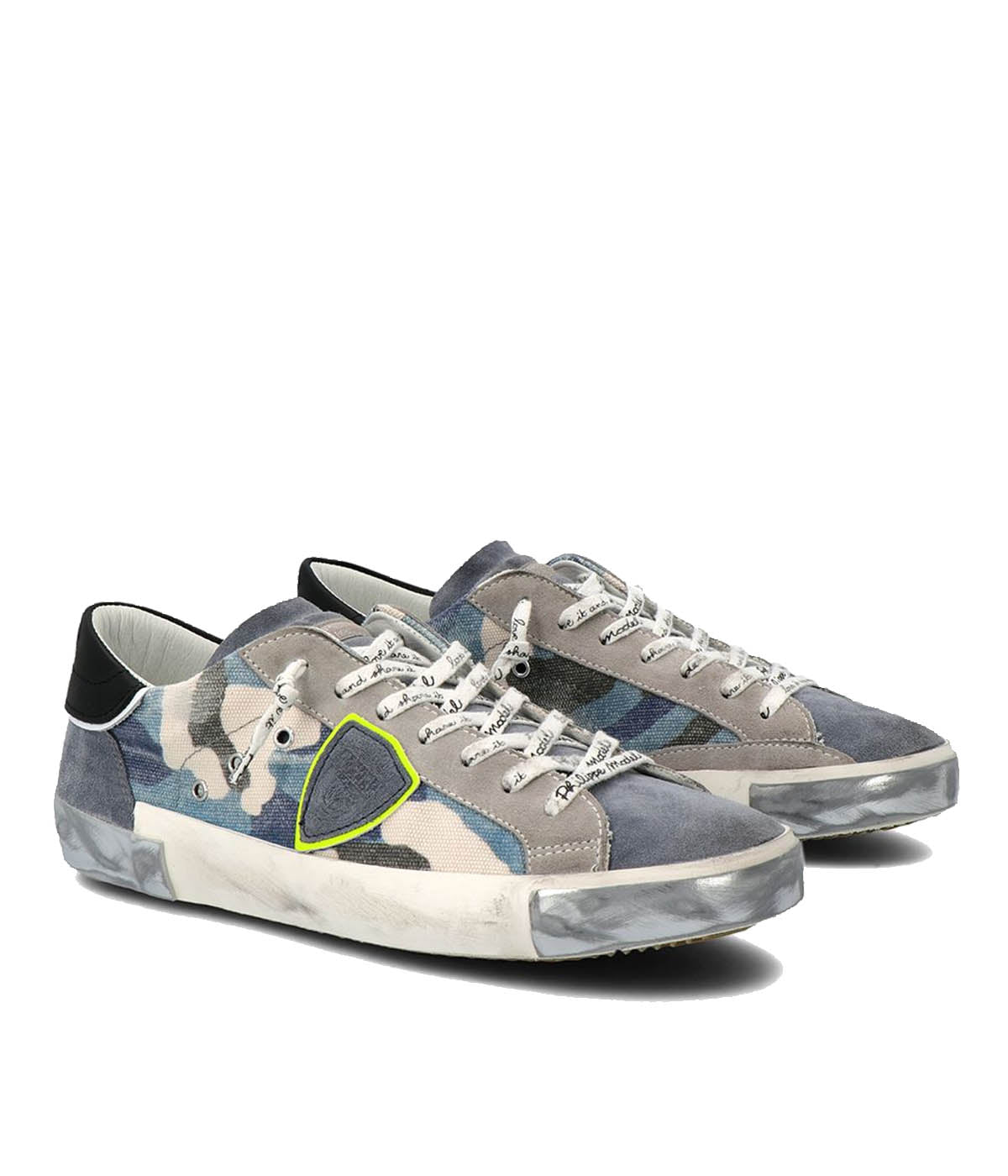 PRSX Low Man in Camouflage Bleu Beige
