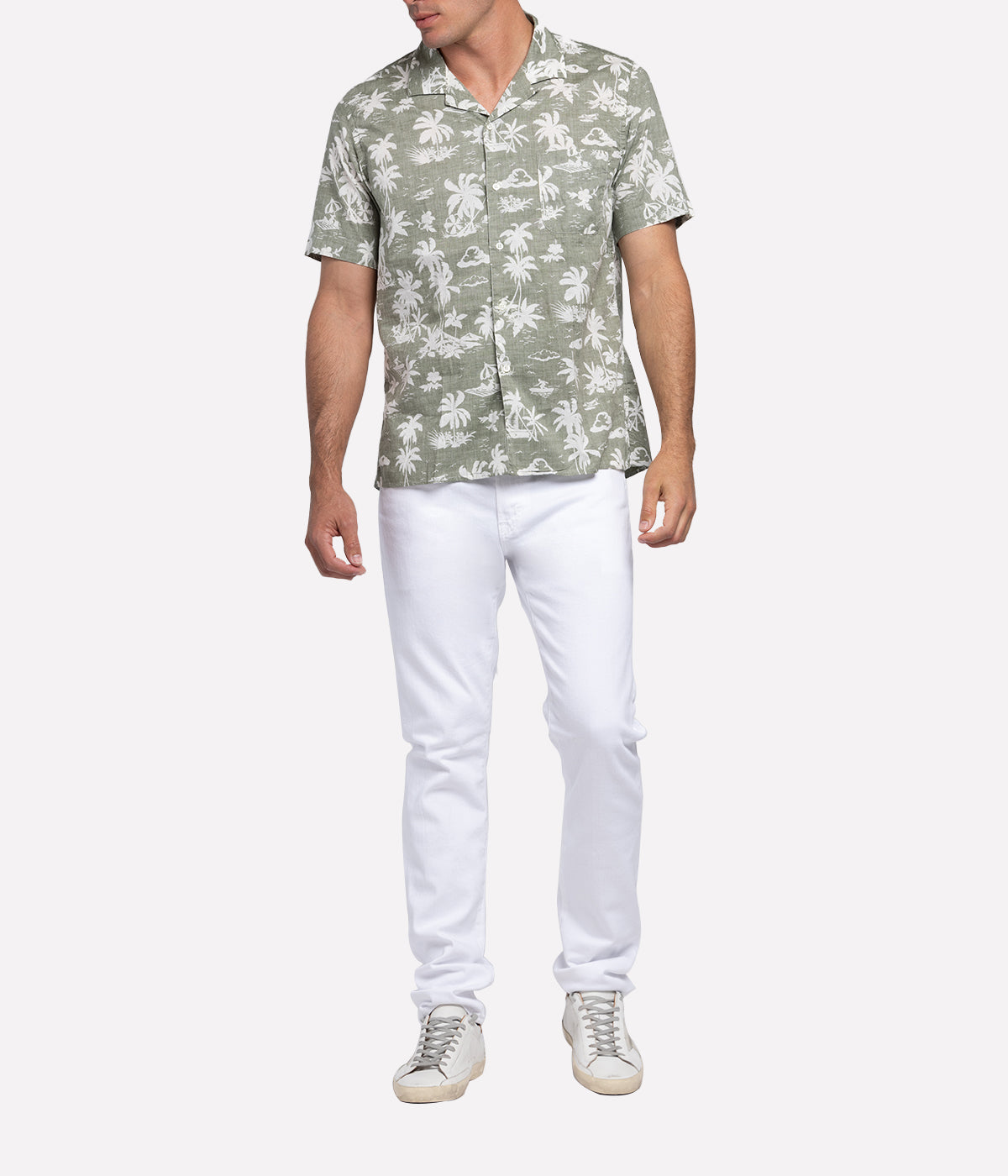 Slam Woven Shirt in Army