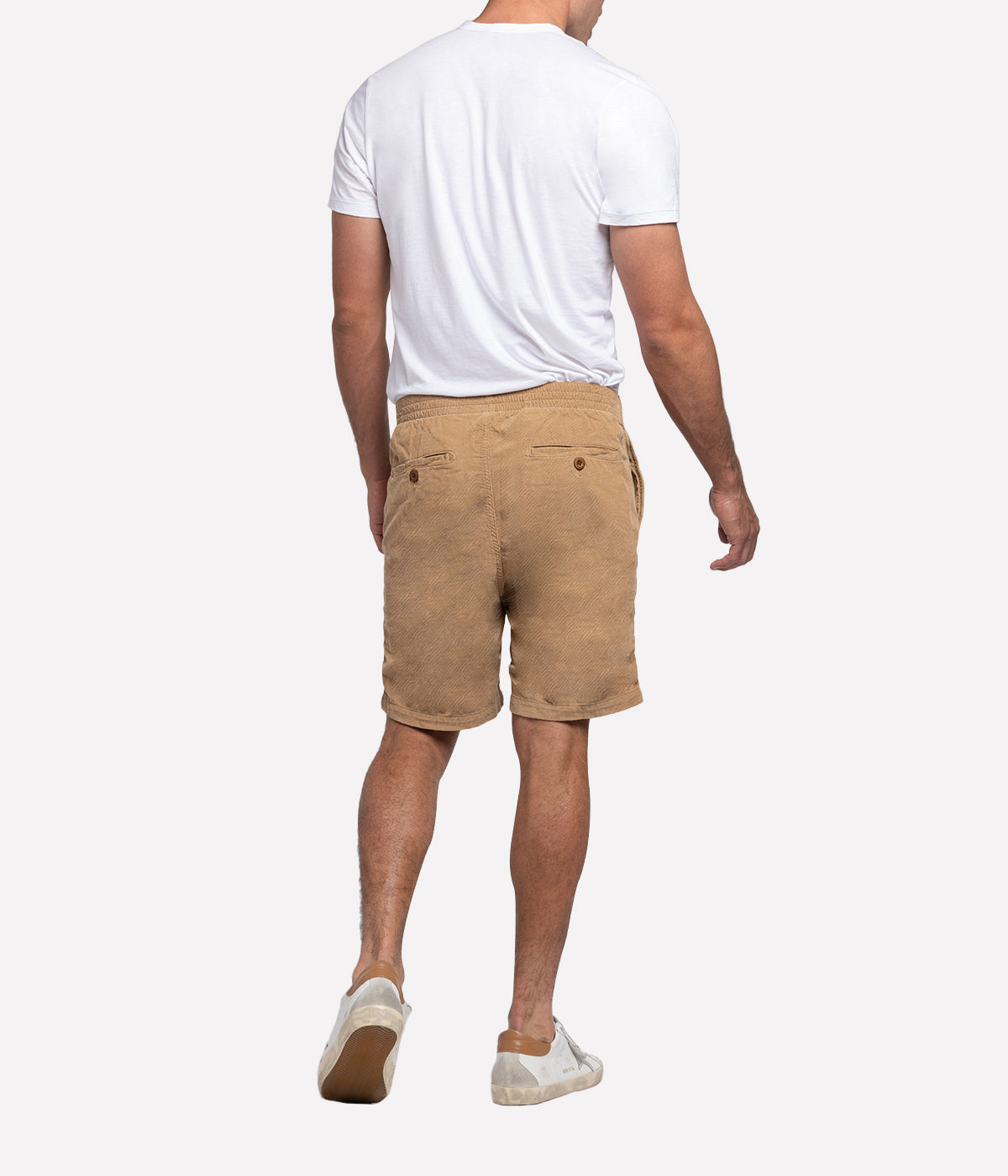 Gimmy Woven Short in Caramel