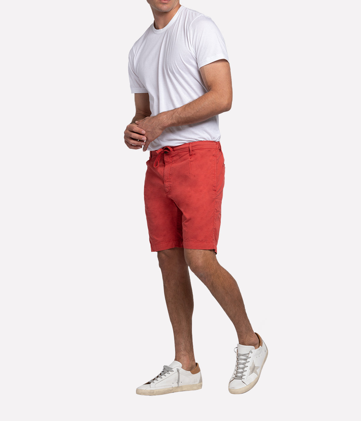 Tank Woven Shorts in Brick