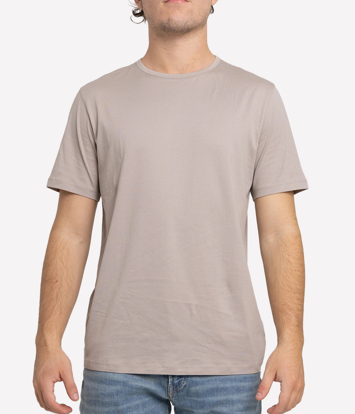 Precise Tee in Luxe Cotton in Opal
