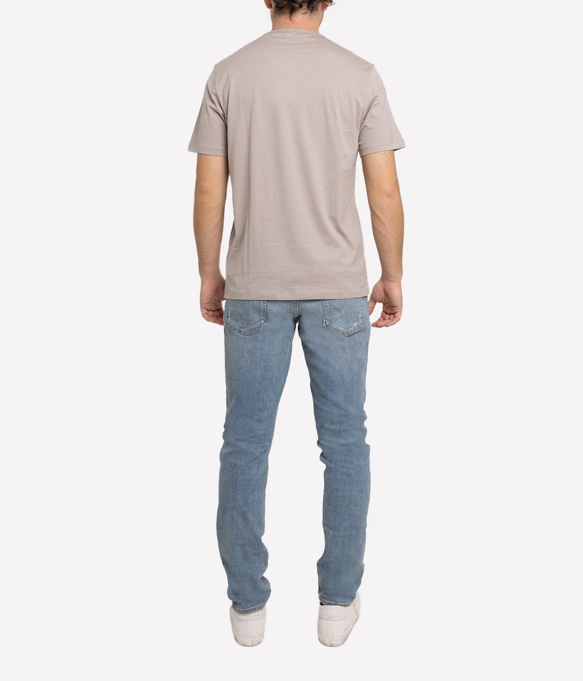 Precise Tee in Luxe Cotton in Opal