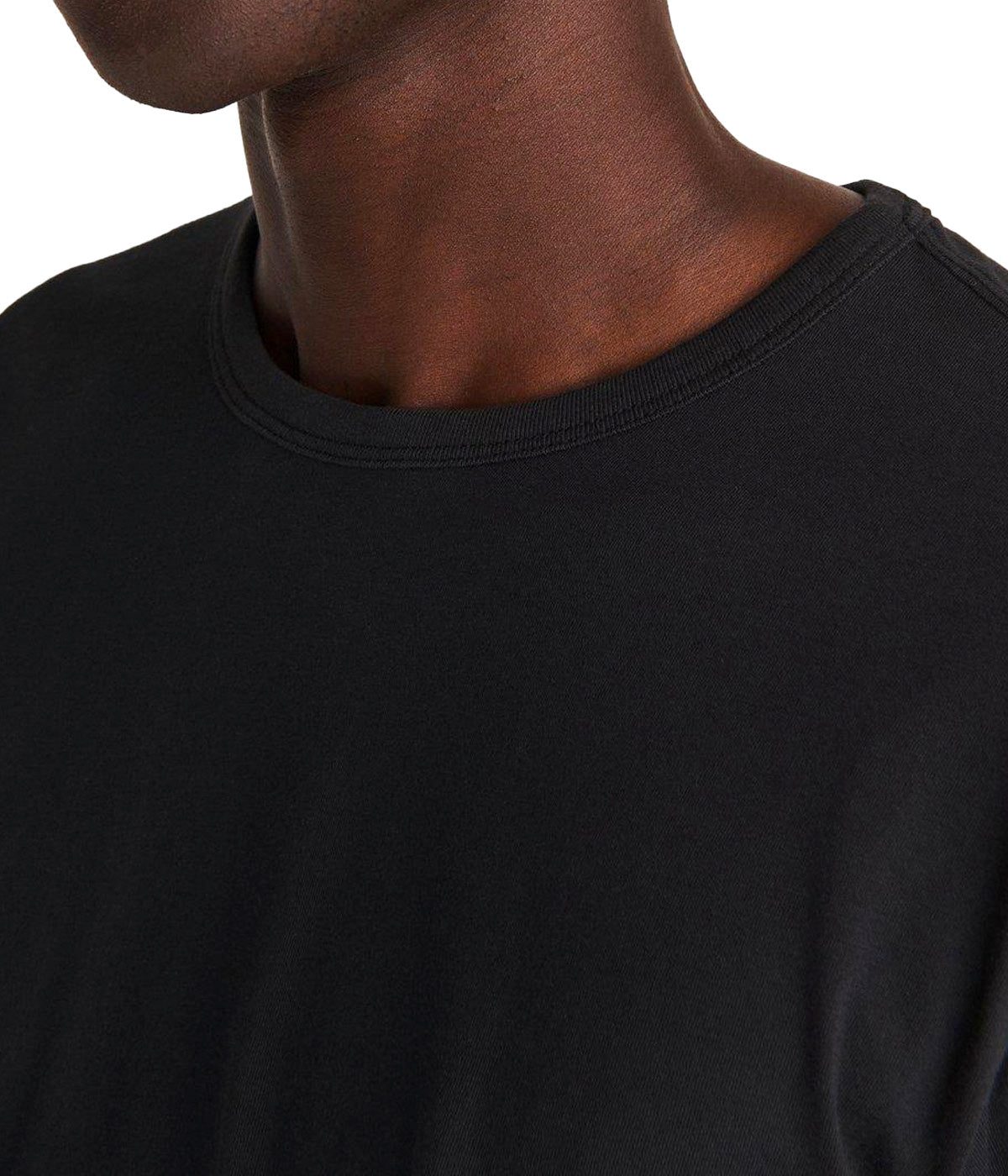 Principle Long Sleeve Base Tee in Black