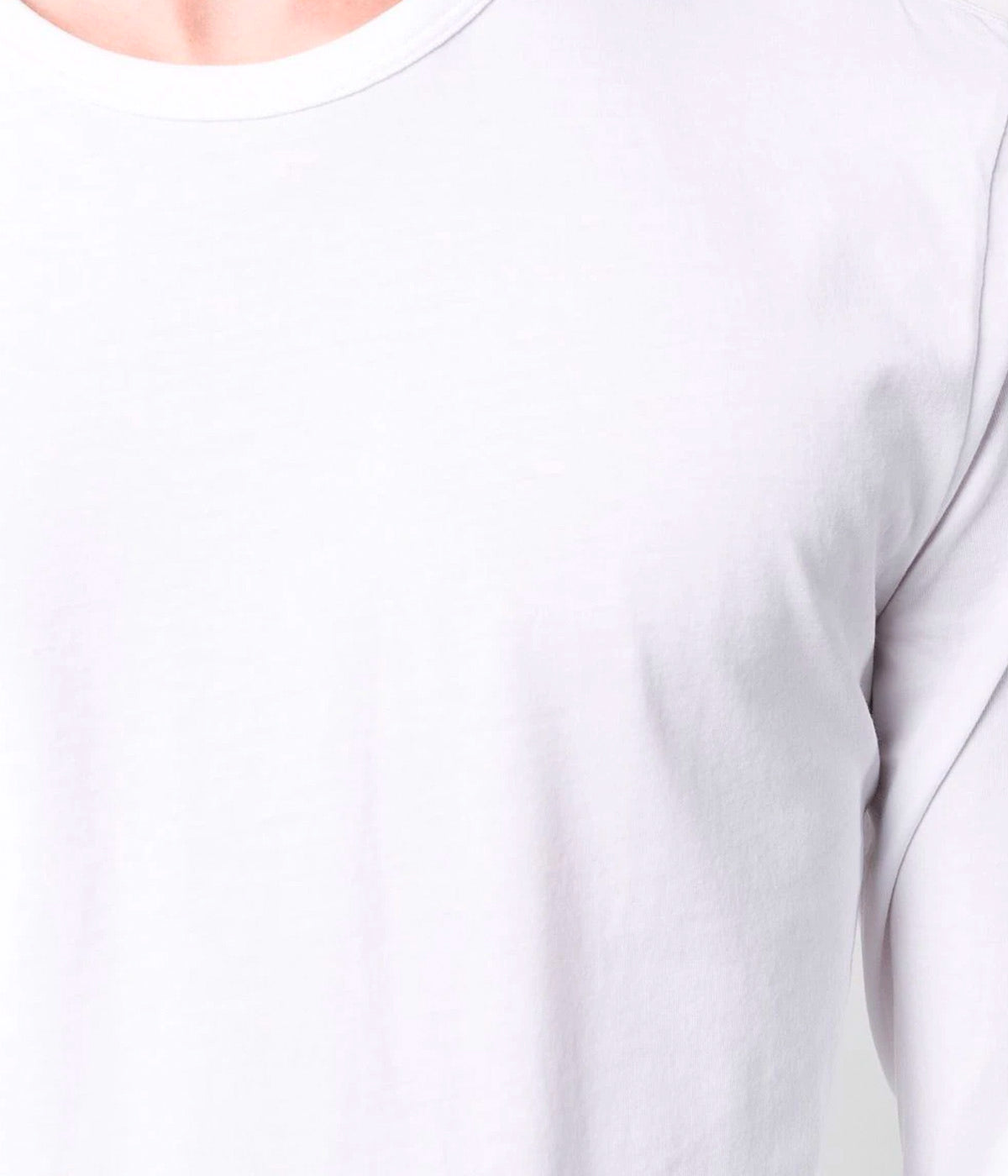 Principle Long Sleeve Base Tee in White