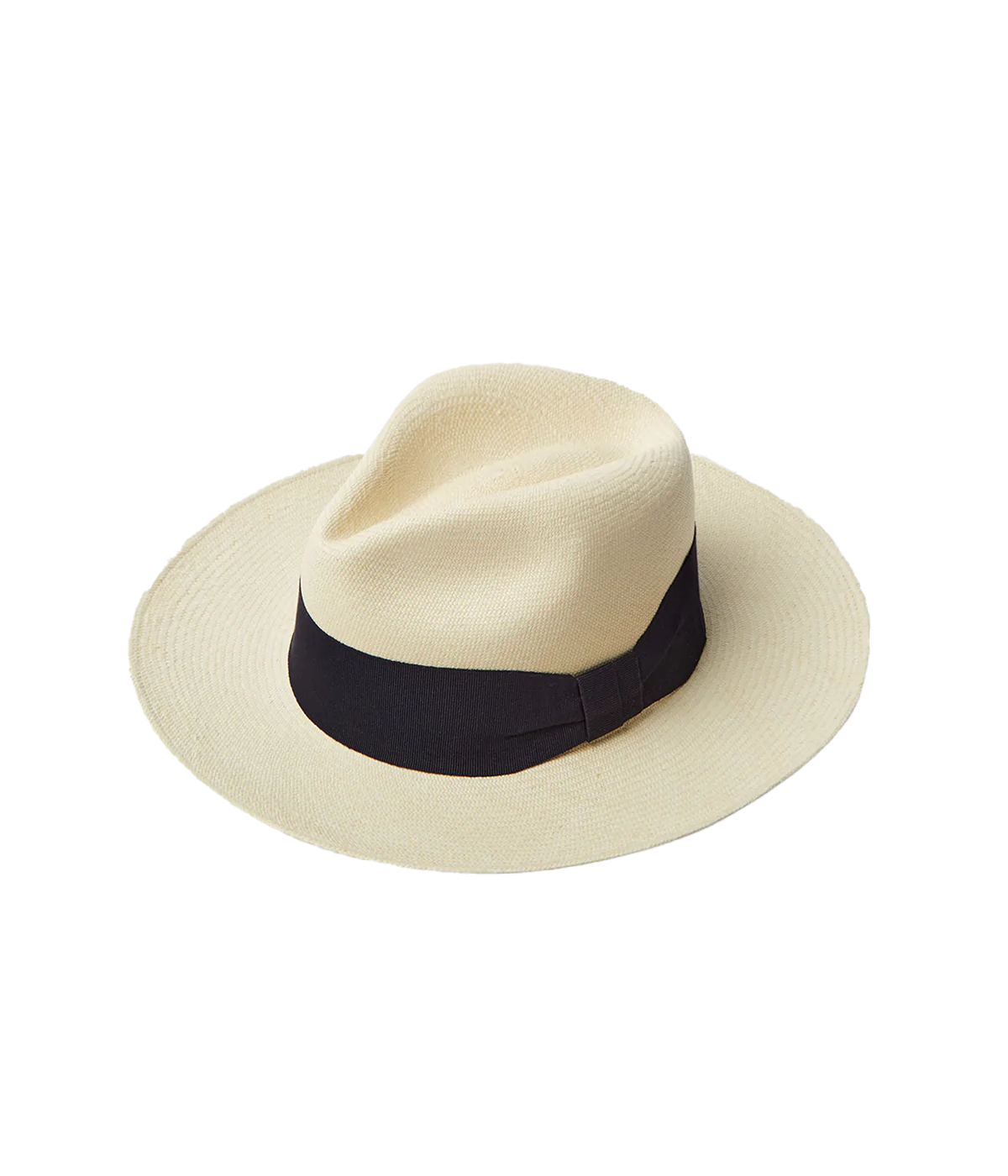 Rafael Panama Hat Wide Ribbon in Navy Blue