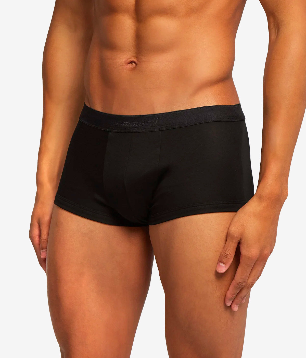*FINAL SALE* Sea Island Cotton Boxer Brief in Black