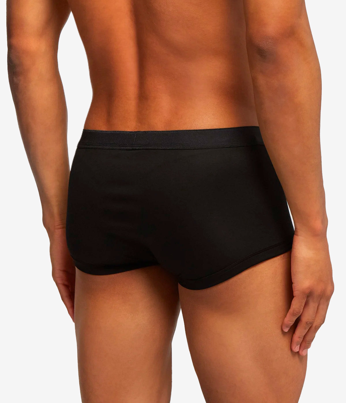 *FINAL SALE* Sea Island Cotton Boxer Brief in Black