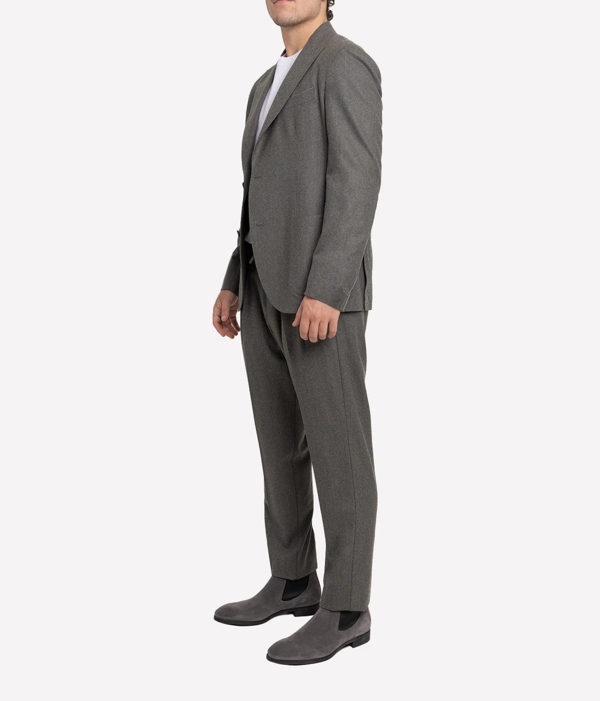 *FINAL SALE* Single Breast Suit in Military Green