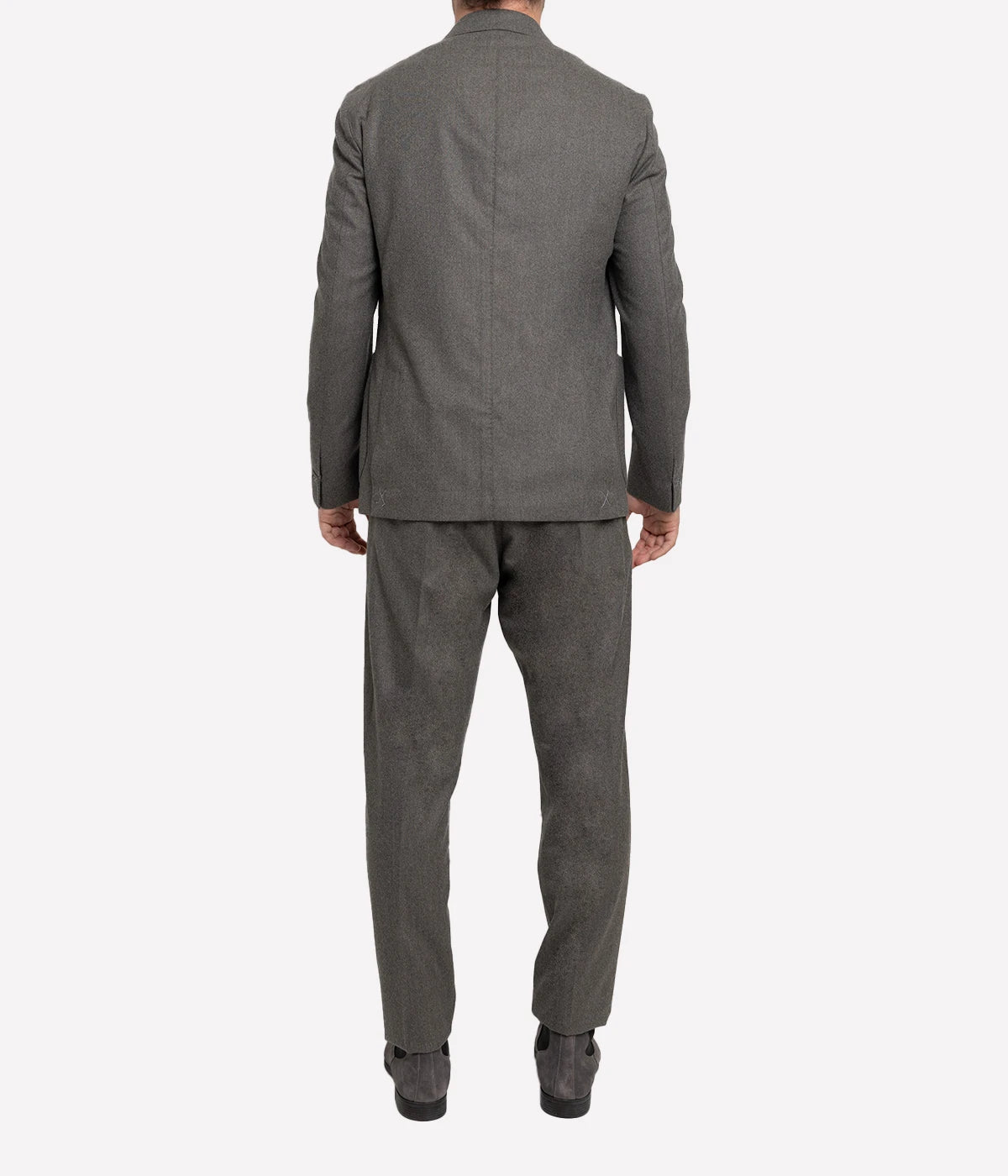 *FINAL SALE* Single Breast Suit in Military Green