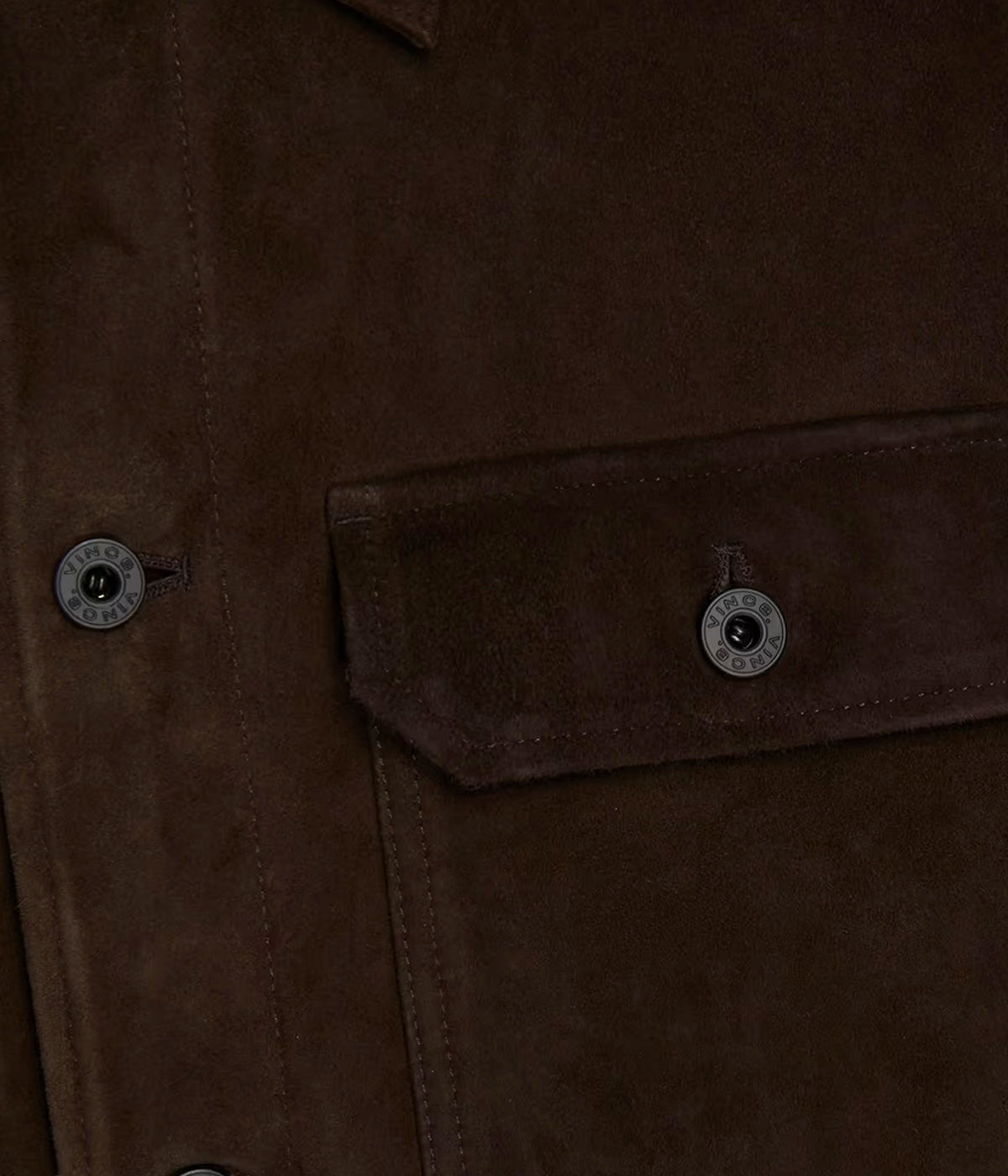 Suede Utility Jacket in Palomar