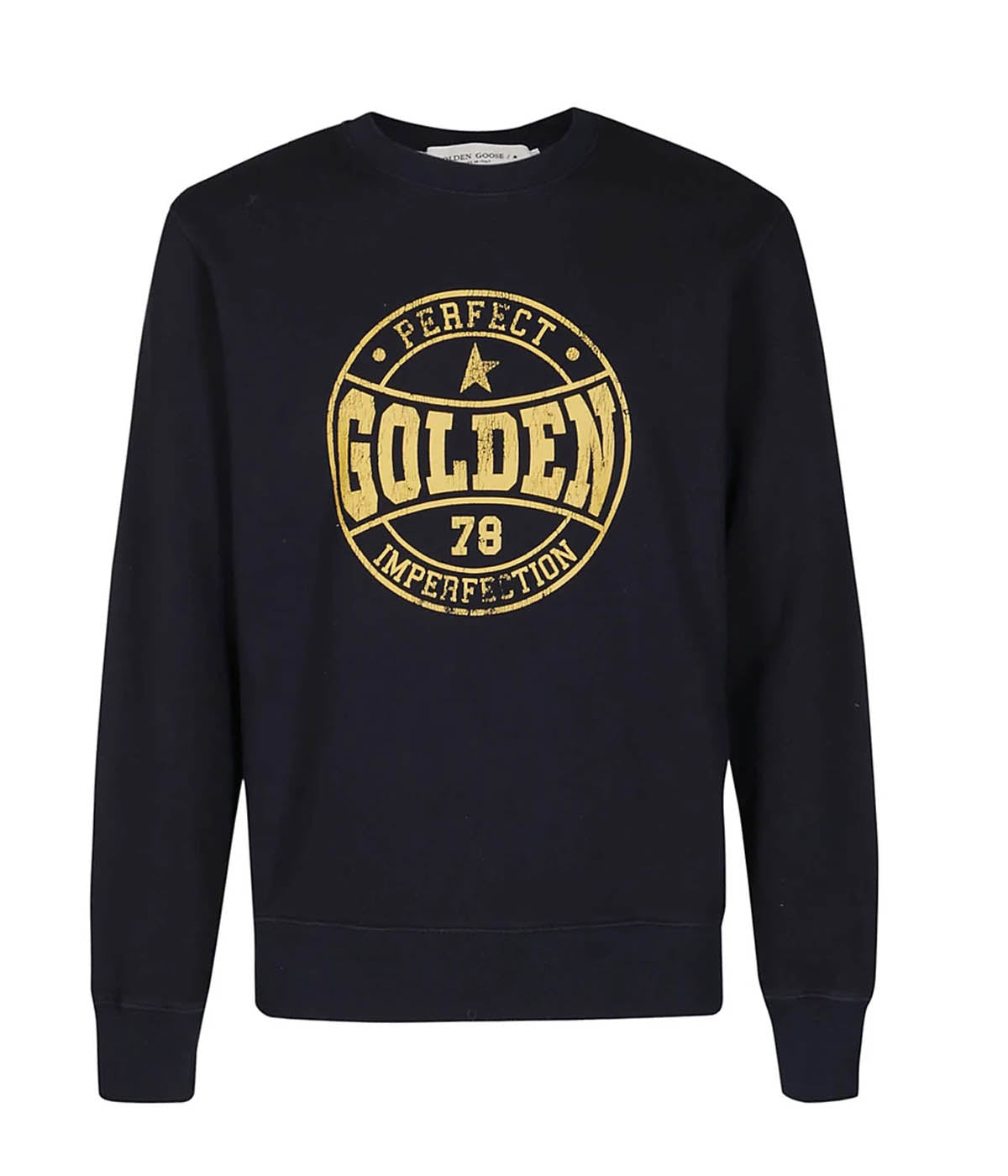 Sweatshirt Archibald Crewneck in Deep Blue & Chai Tea