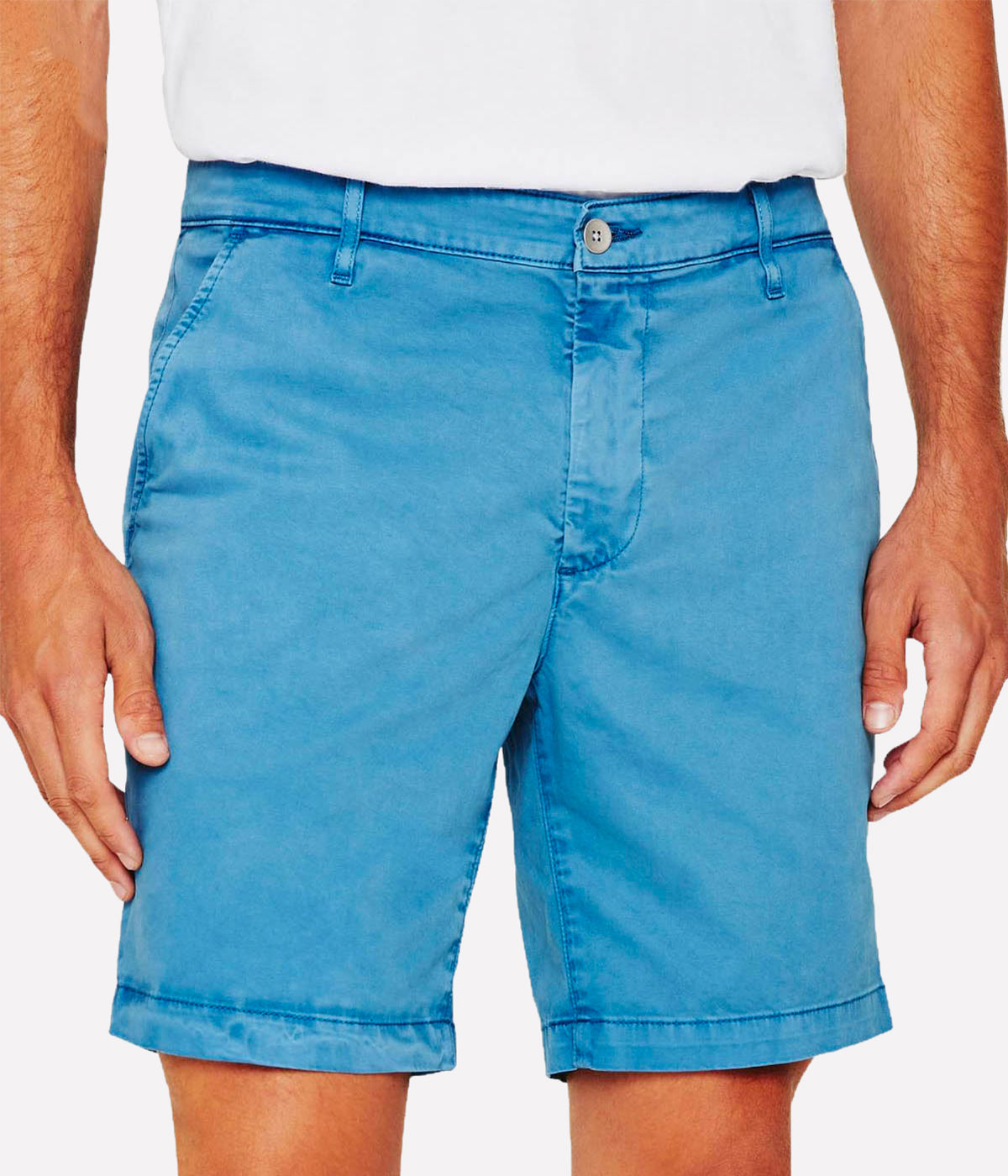 Wanderer Short in Sulfur Laguna Blue