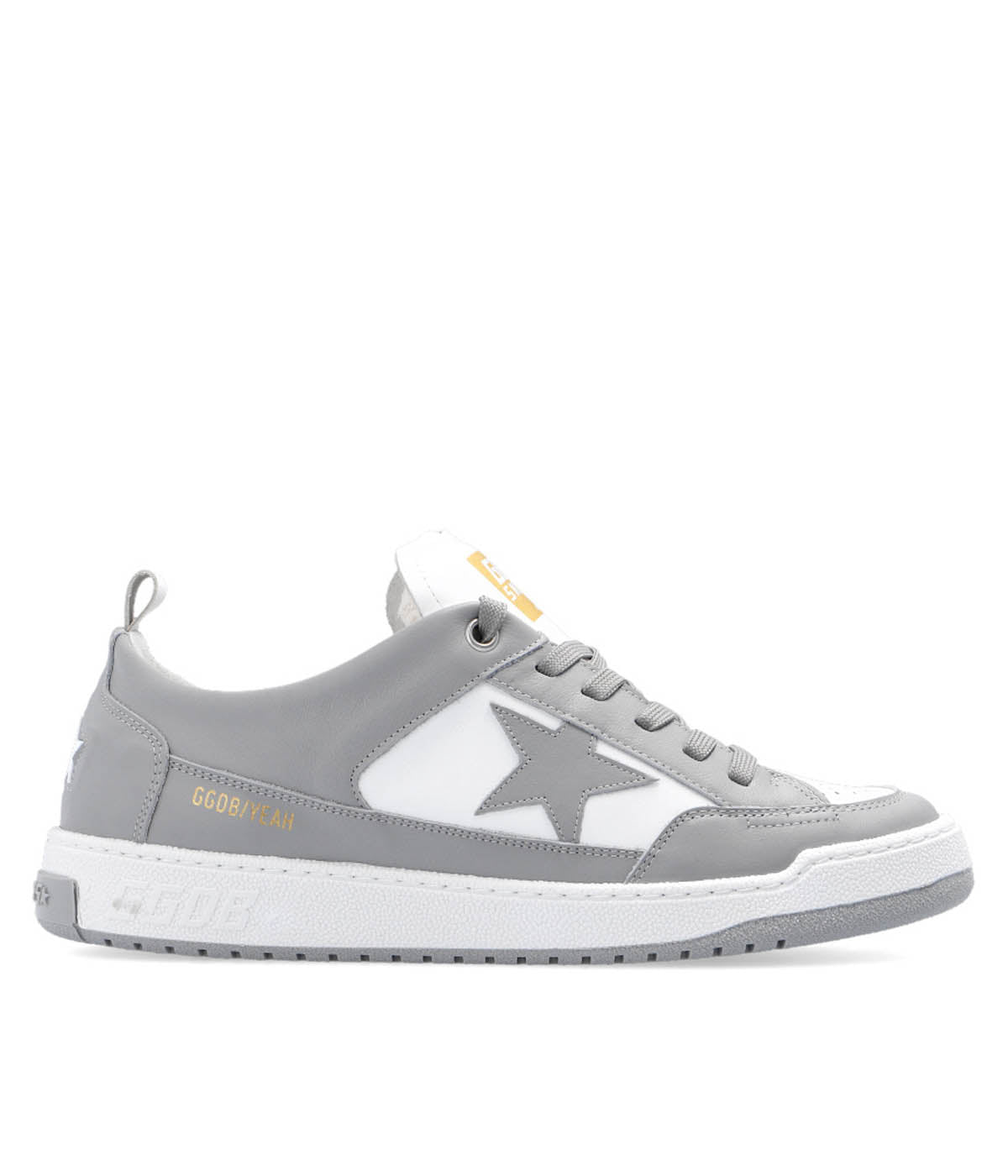 Yeah Leather Upper & Star in Grey & White