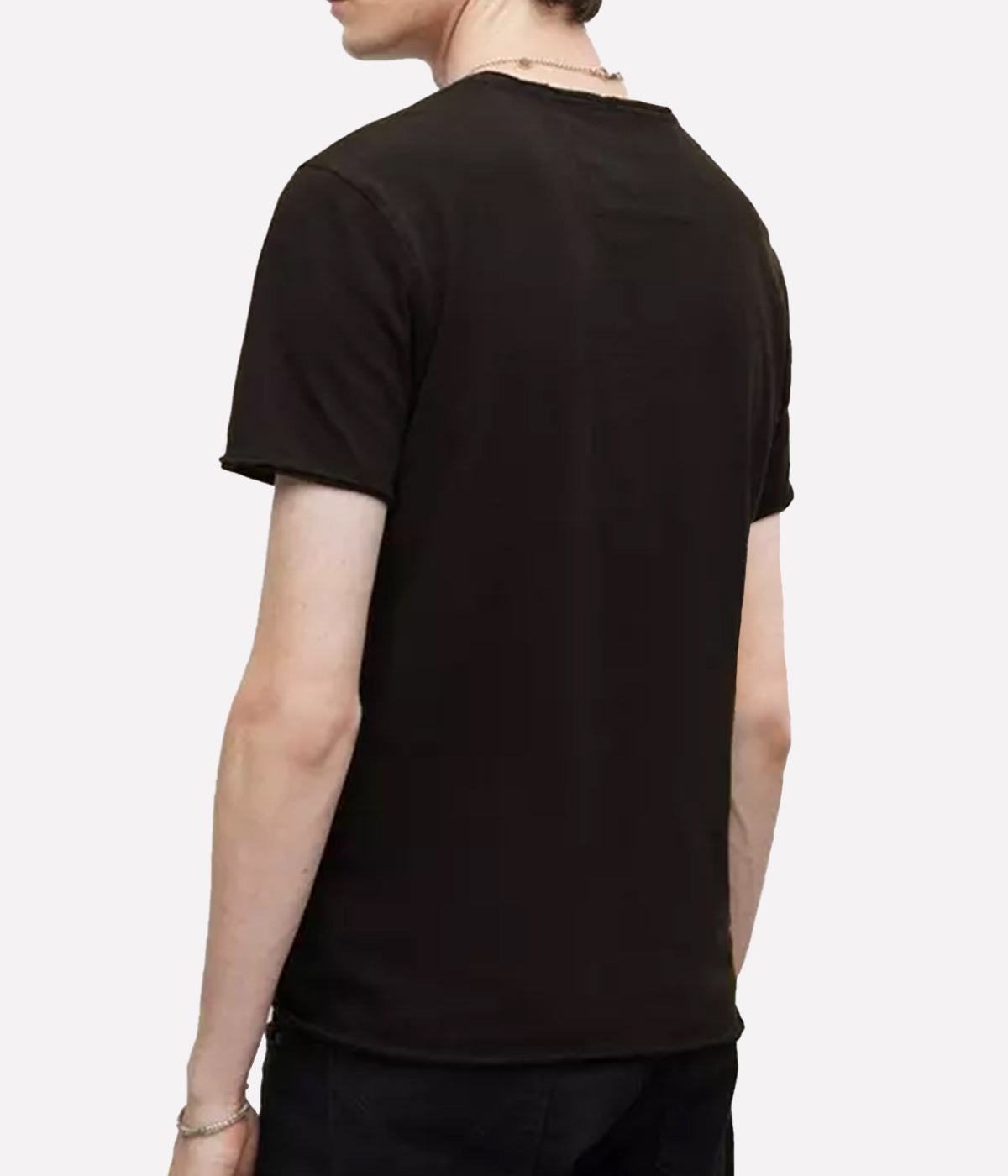 Scorpion Raw Edge T-Shirt in Black