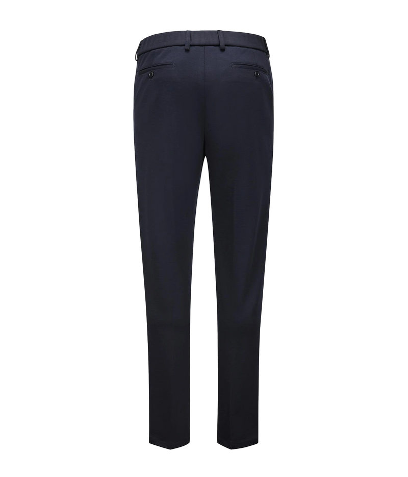 Back product view of Marco Pescarolo Evo Wool Trouser in Navy