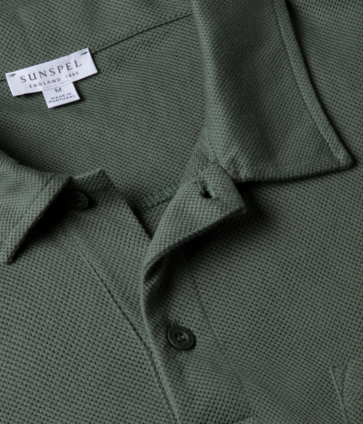 Short Sleeve Riviera Polo in Dusk Green