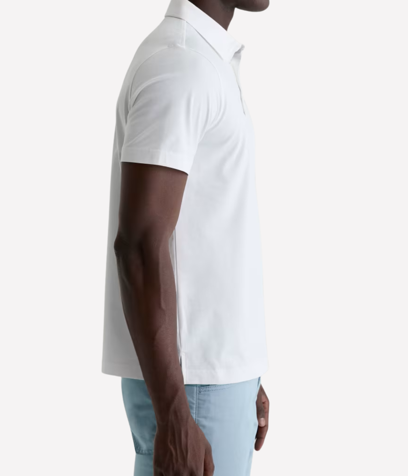 Bryce S/S Polo In True White