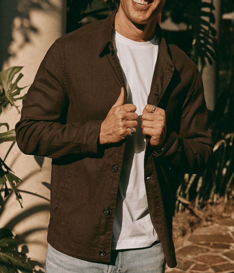 Gubbio Jacket in Brown