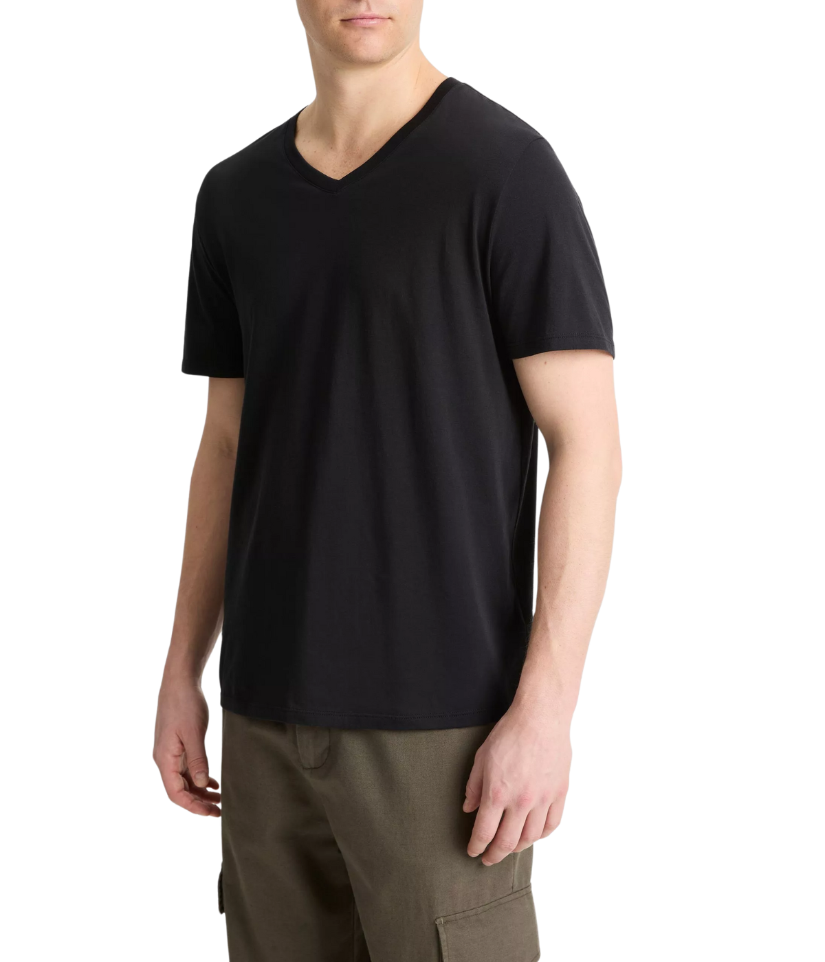 *FINAL SALE* SS V Neck in Black
