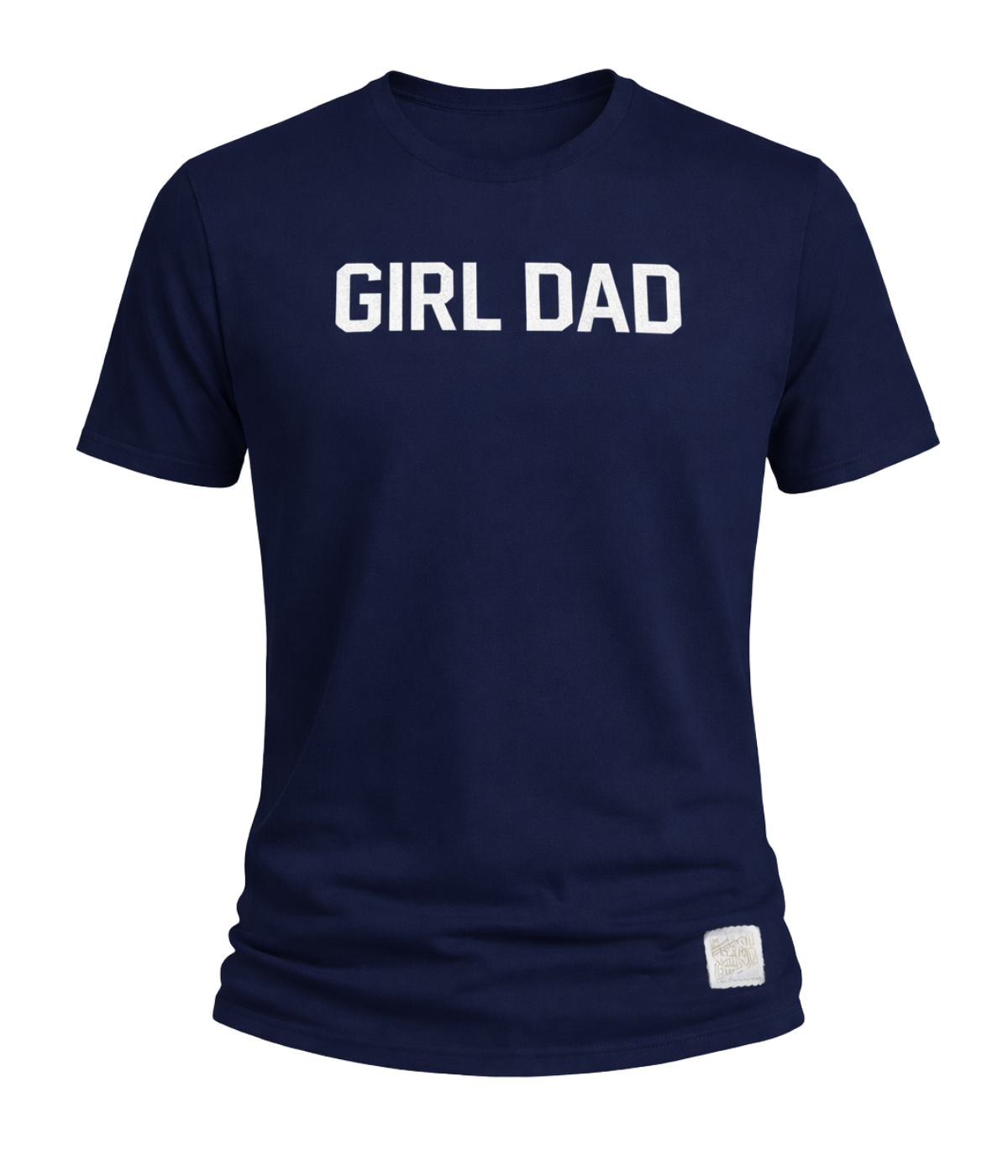 Girl Dad Tee in Navy