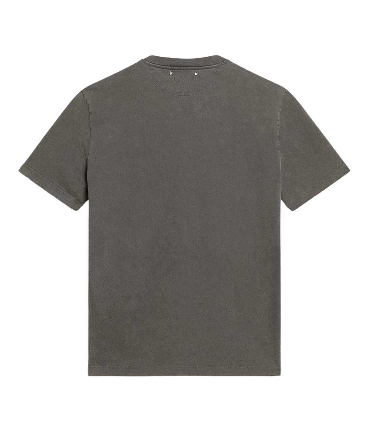 Golden Regular Distressed Cotton Shirt with Logo in Anthracite