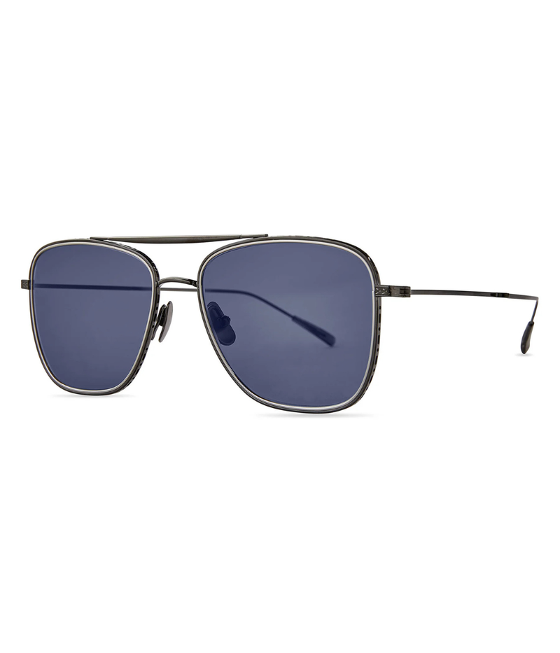 Novarro Sun 55 in Gunmetal & Coldwater Blue - Side Shot