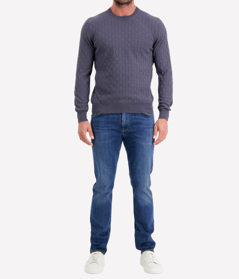 Crew Long Sleeve in SLATE GREY