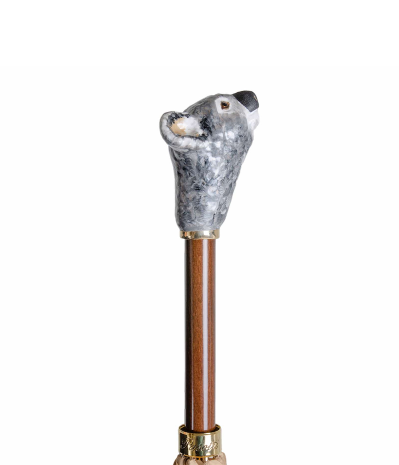 Pasotti Koala Shoehorn in Brown - closeup shot
