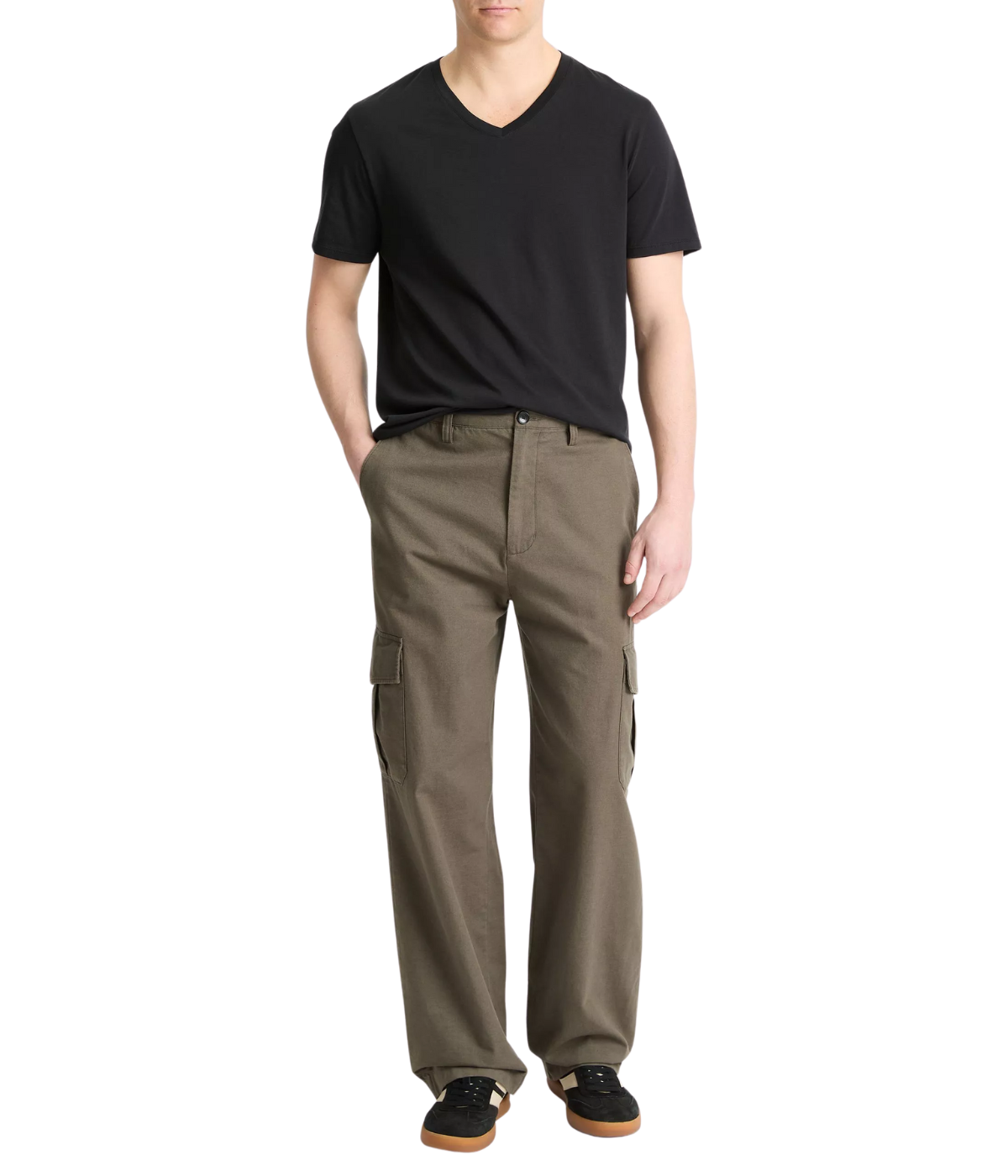 *FINAL SALE* SS V Neck in Black