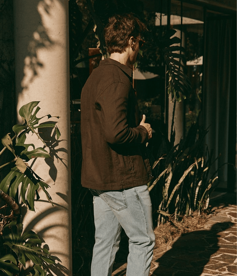 Gubbio Jacket in Brown